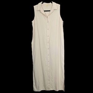 Side Stitch 100% Lyocell Sleeveless Maxi Dress